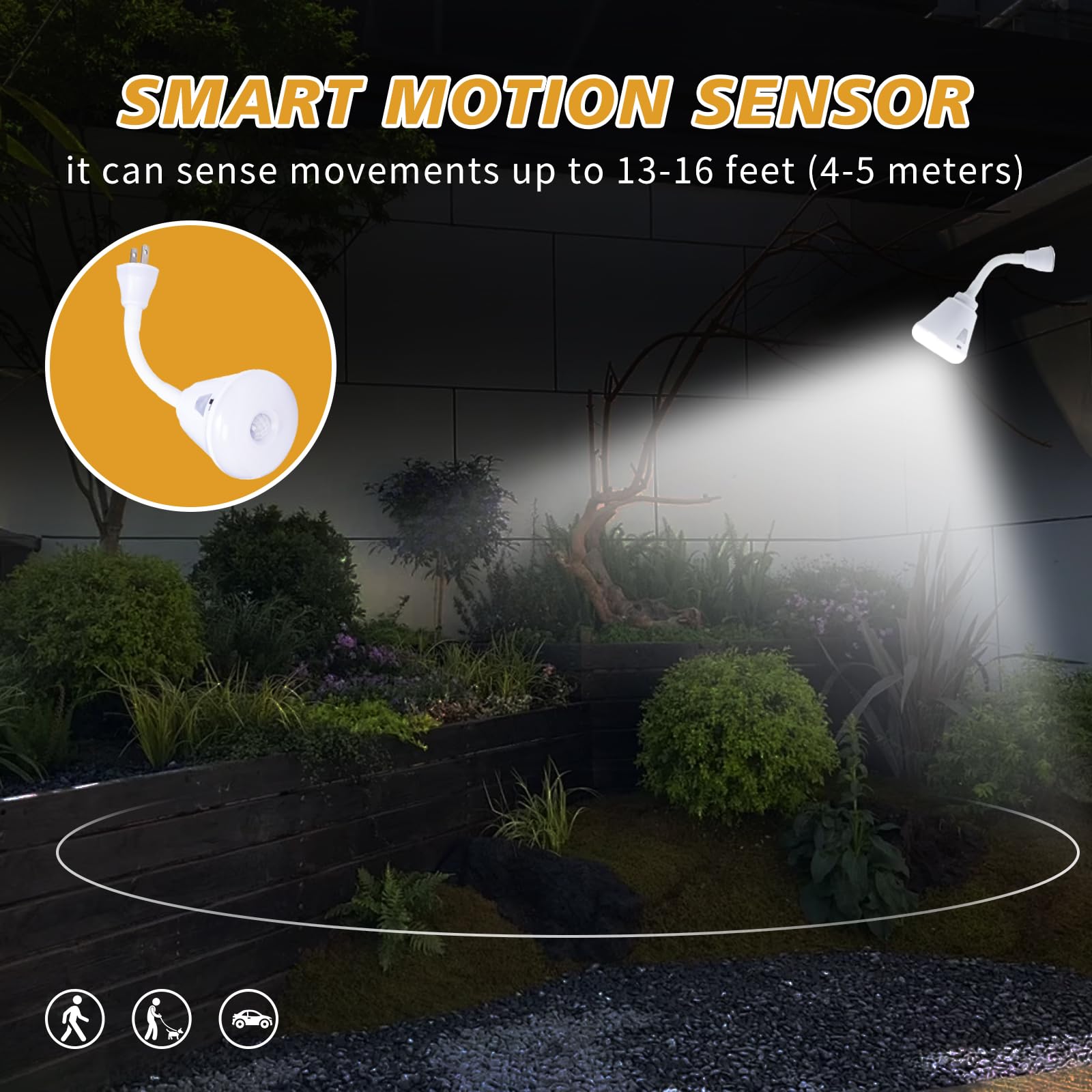 FEFURS 12-led 6W night light provides bright, glare-free illumination.