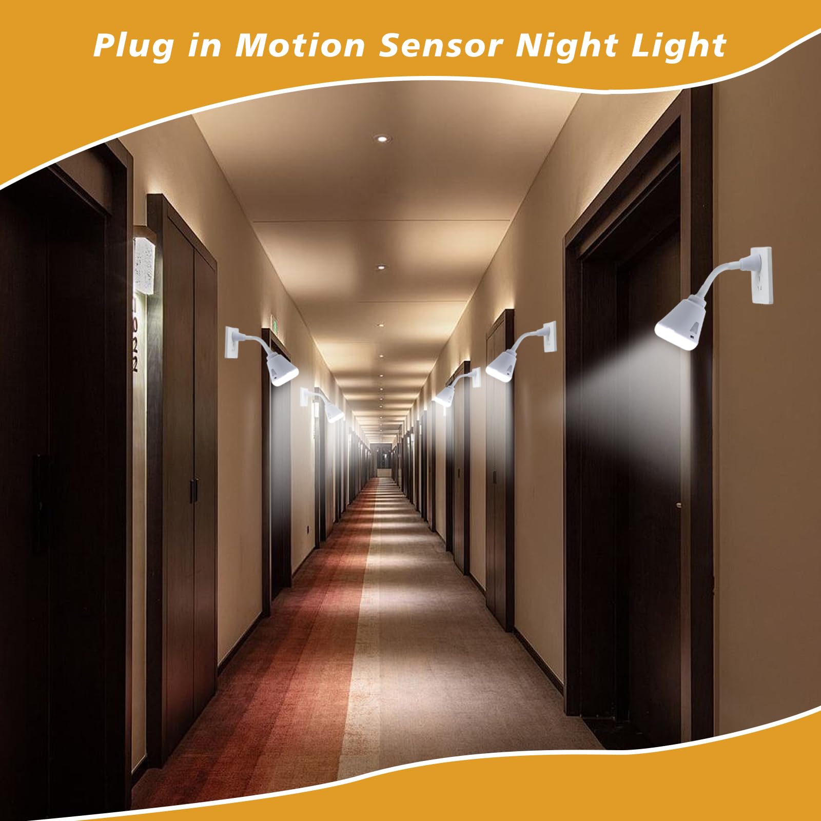 FEFURS garage-stairs-night-light helps safe navigation in garages and stairwells.
