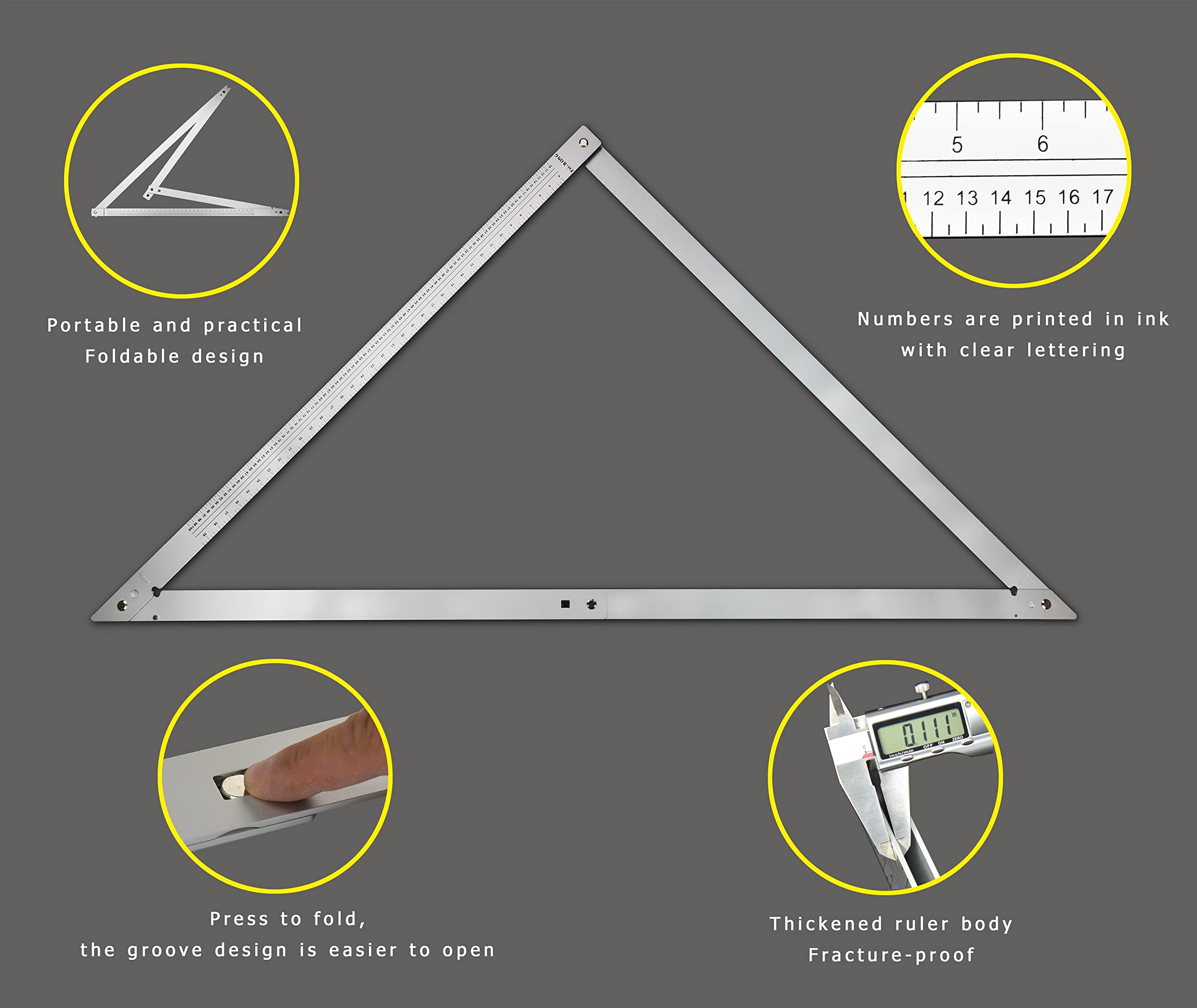 FEI-RONG square with spaced notches and diamond cutout for rafters