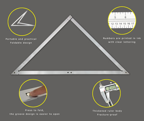 FEI-RONG square with spaced notches and diamond cutout for rafters