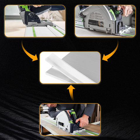 Feikeer precise cut guard aligned to scribe line