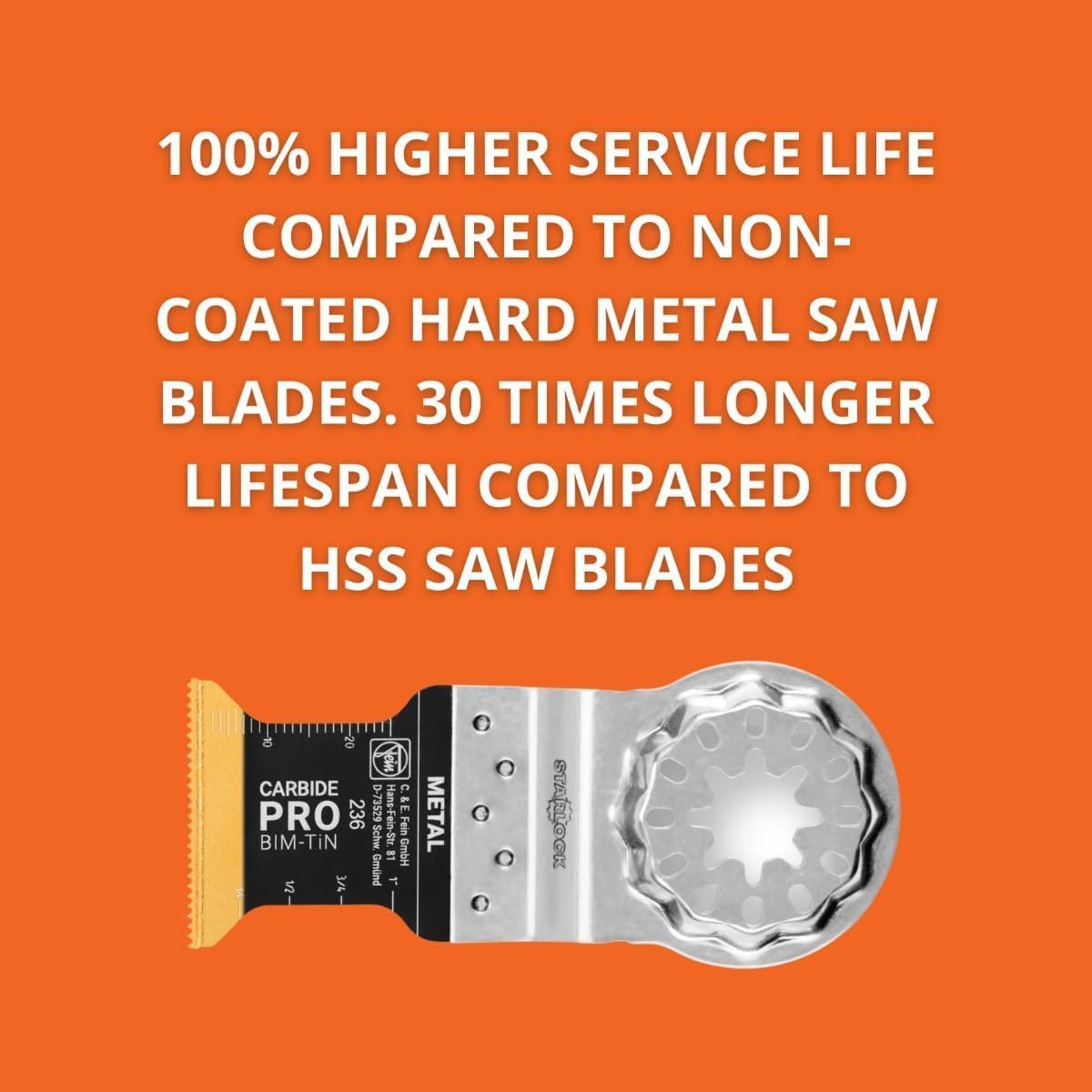 Fein blade tackling CFRP, GFRP and abrasive surfaces