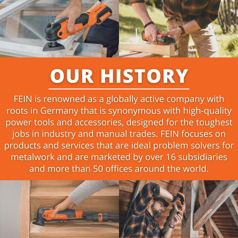 Fein blade delivers clean cut edges with efficient swarf removal