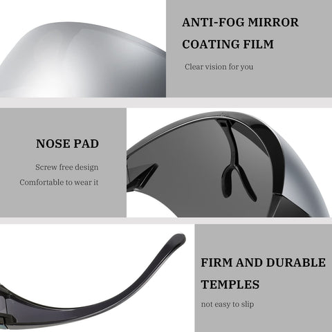 FEISEDY 360-degree guard covers eyes, nose, and mouth area.