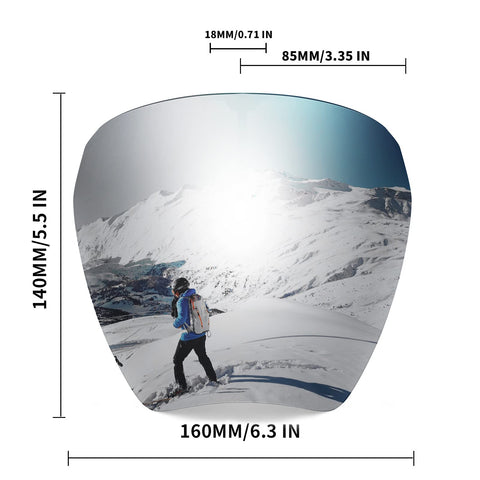 FEISEDY unisex shield is designed for comfortable, secure all-day wear.