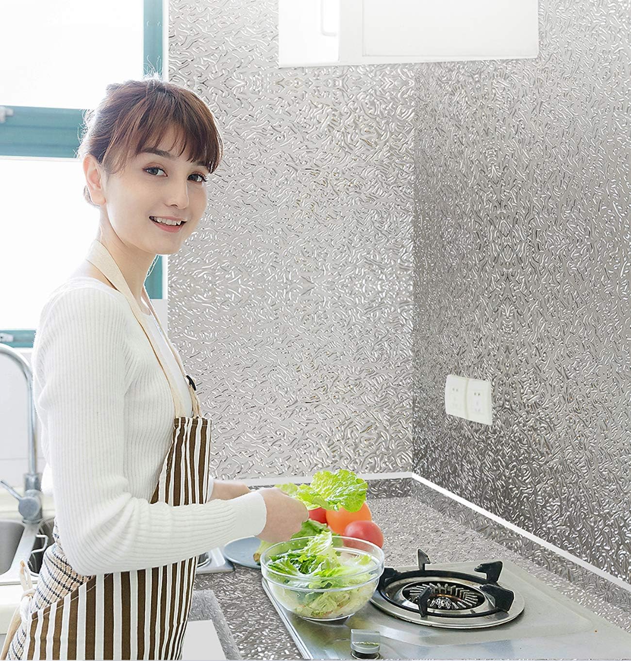Feisoon waterproof and oilproof surface for backsplashes and countertops