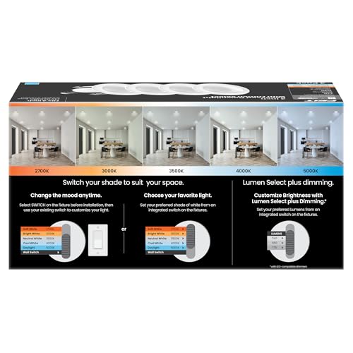 Feit Electric 4in downlight cool white 5000K bright work area illumination