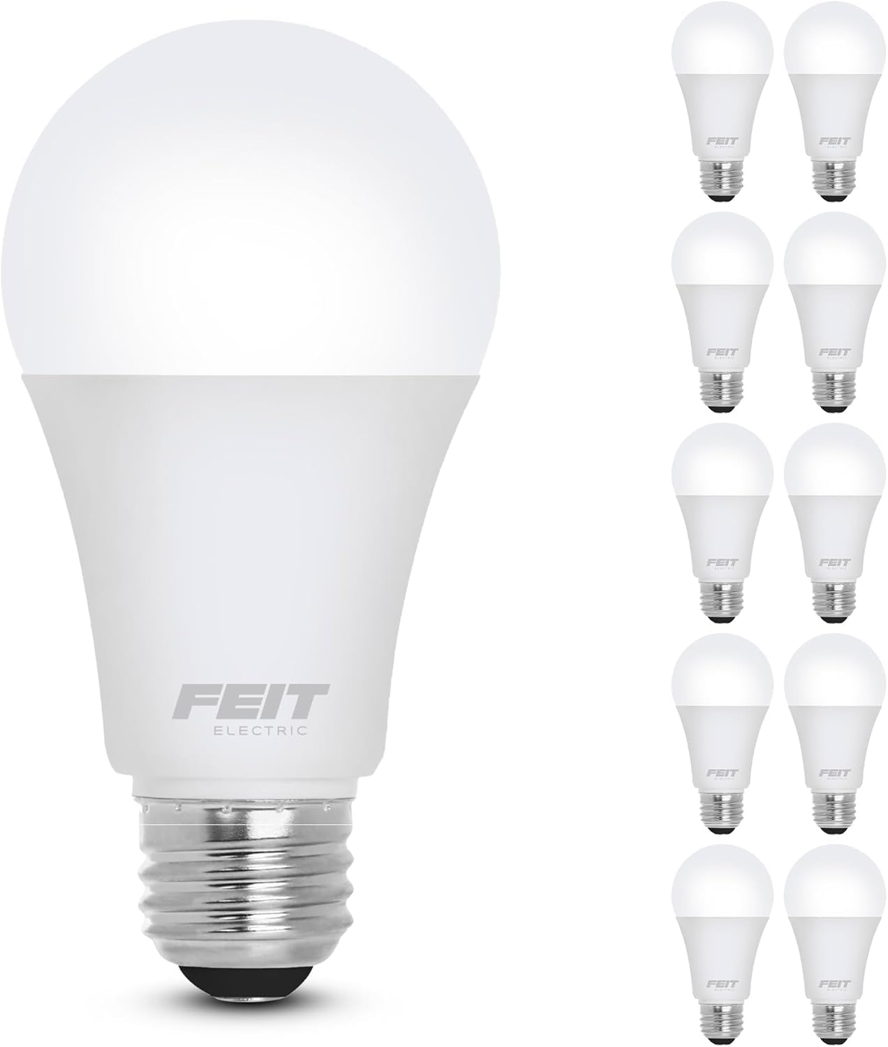 Feit Electric A19 LED bulb in 3000K warm white creates inviting ambience