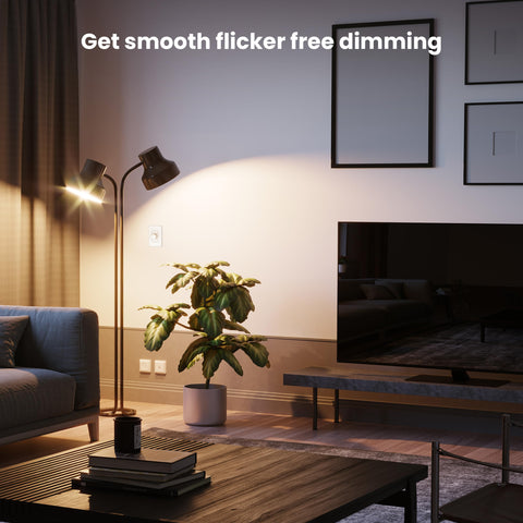 Feit Electric A19 LED bulb in 4000K cool white for bright tasks.