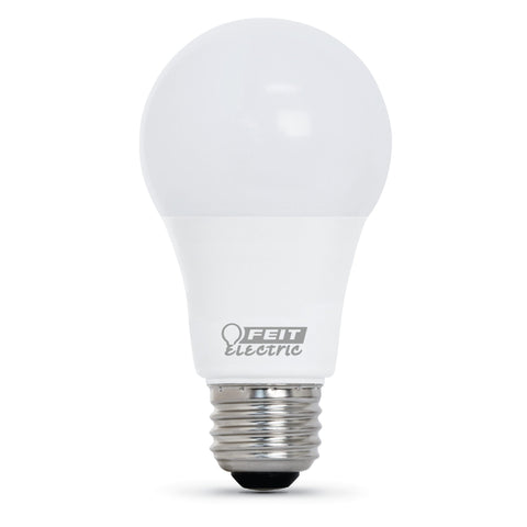 Feit Electric A19 LED bulb with 800 lumens at 5000K daylight, ideal for bright task lighting