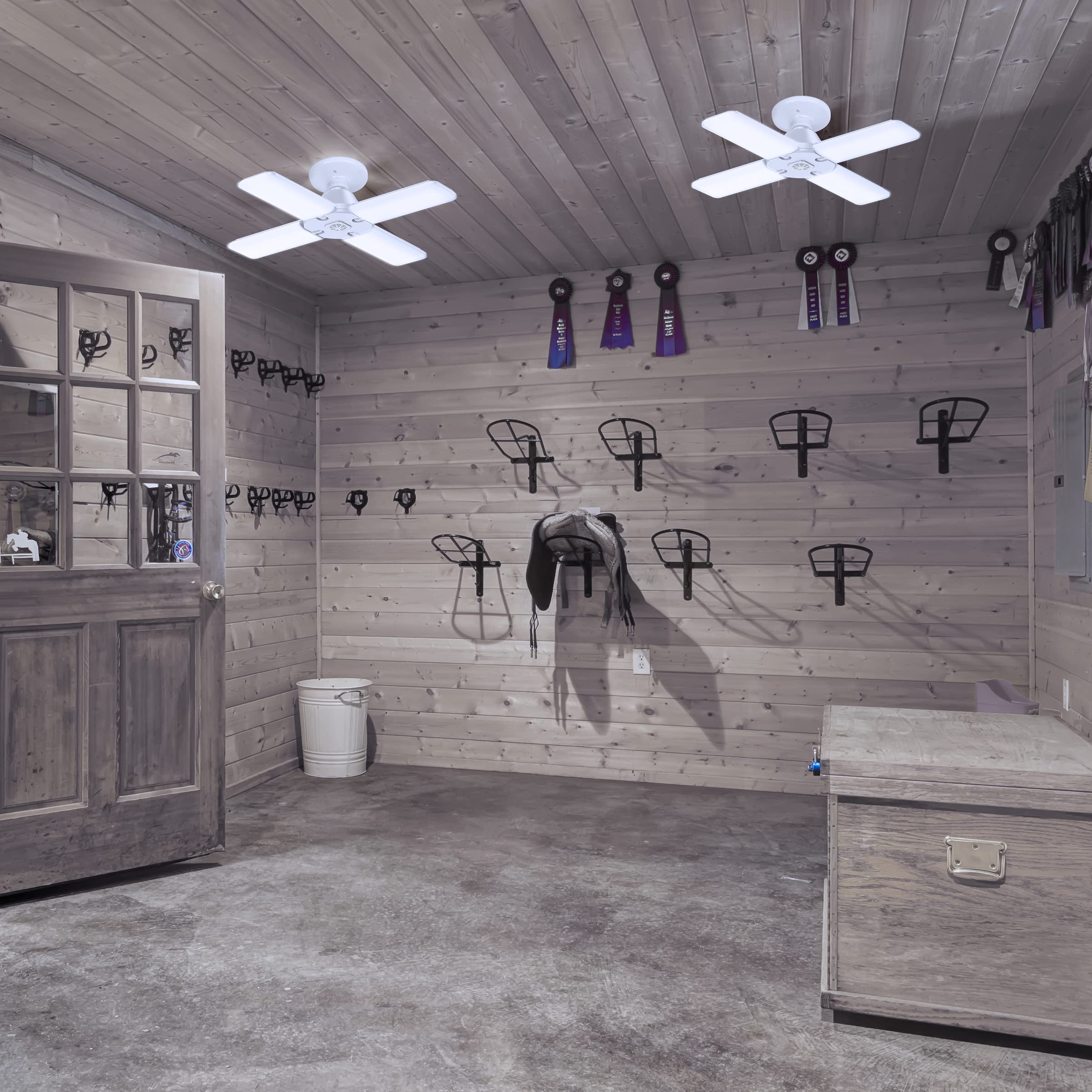 Feit Electric ADJ12000 emits bright 5000K daylight in a workshop