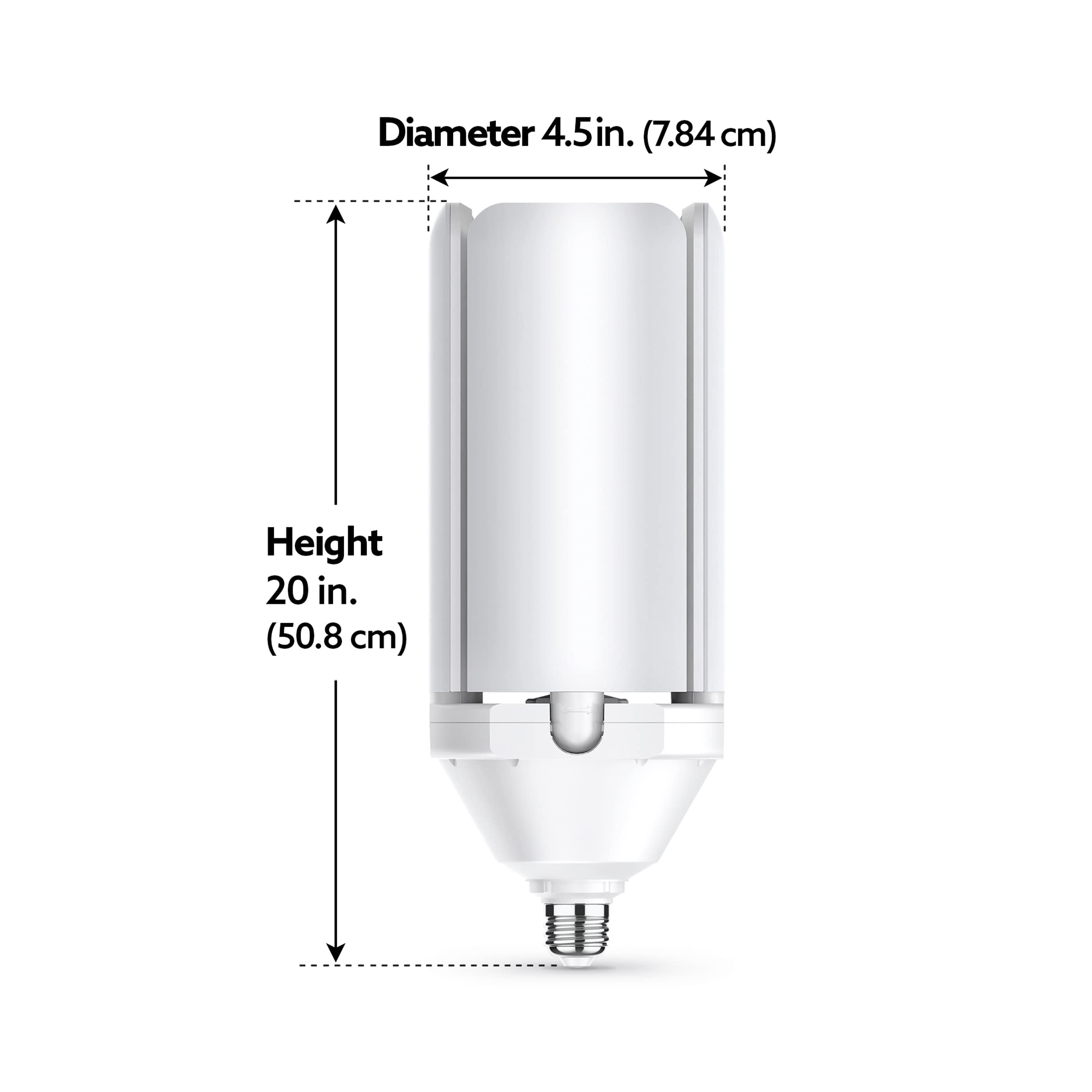 Feit Electric ADJ12000 panel rotated 90 degrees to cover corners
