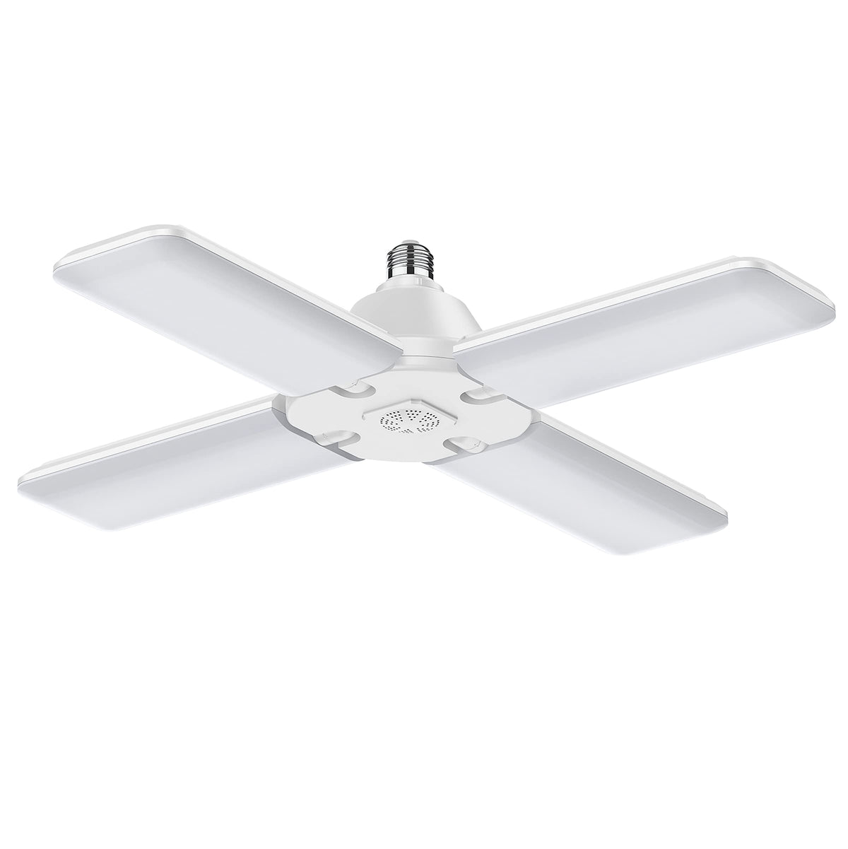 Feit Electric ADJ12000 panel folded for focused garage illumination