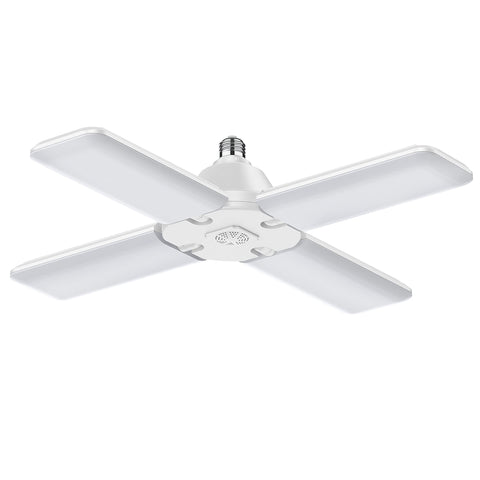 Feit Electric ADJ12000 panel folded for focused garage illumination