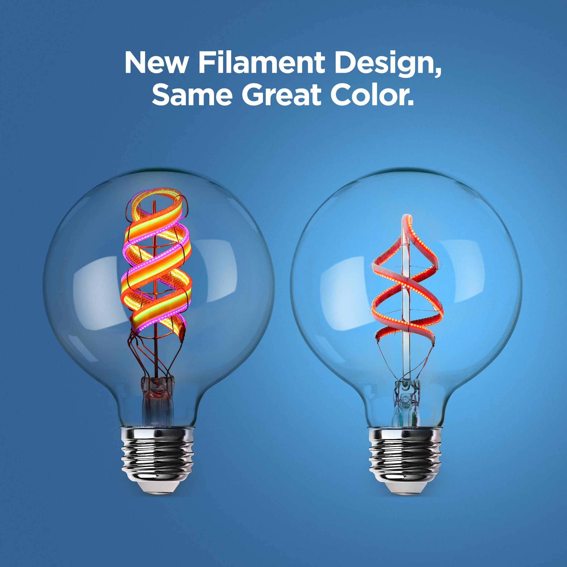 Feit Electric amber 2100k glow for cozy mood lighting