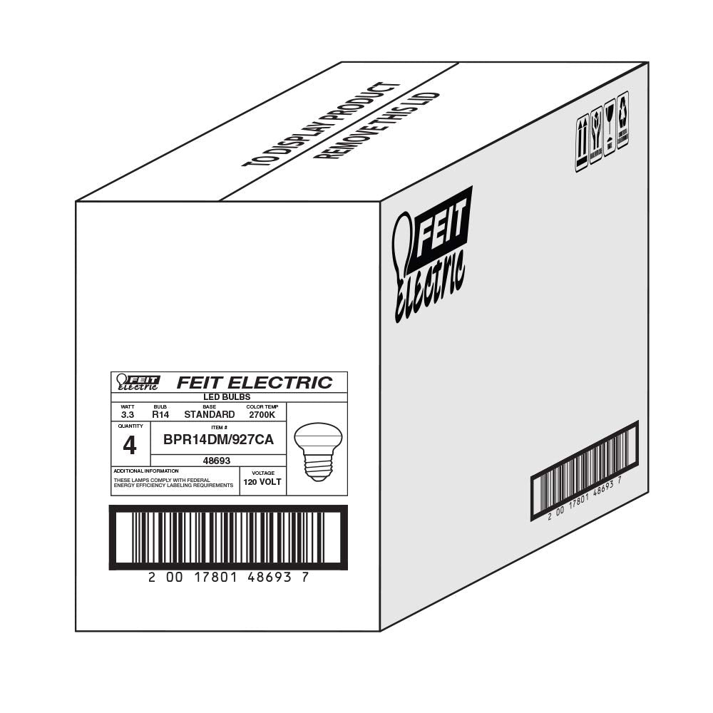 Feit Electric BPR14DM927CA4 long lifespan up to 25,000 hours