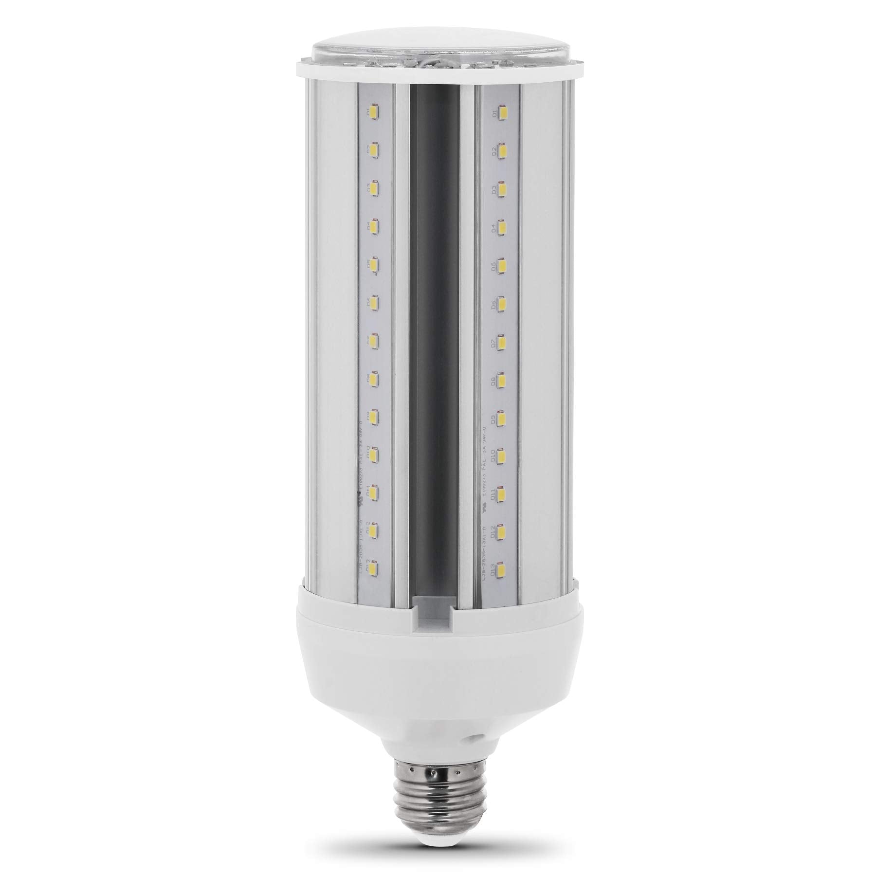 Feit Electric C4000 LEDG2 corn bulb front view delivering high-lumen daylight for large spaces