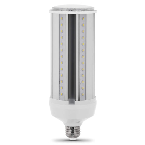 Feit Electric C4000 LEDG2 corn bulb front view delivering high-lumen daylight for large spaces