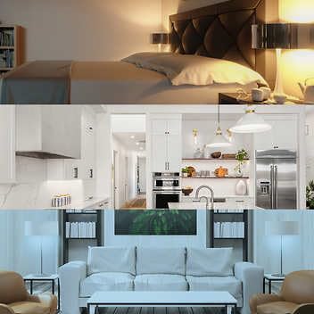 Feit Electric LED BR30 emits instant brightness without a hub.