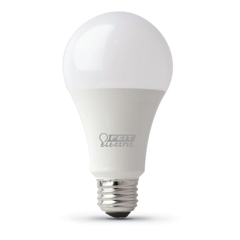 Feit Electric damp-rated outdoor-ready LED bulb for safe outdoor or enclosed fixtures.