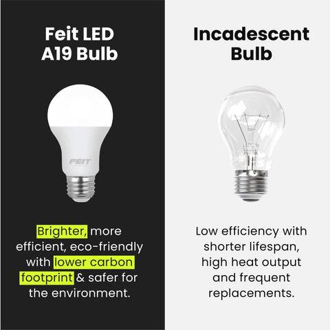 Feit Electric 120V easy-install LED bulbs in standard fixtures