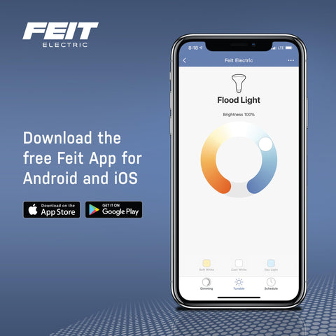 Feit Electric remote app control for quick lighting scenes