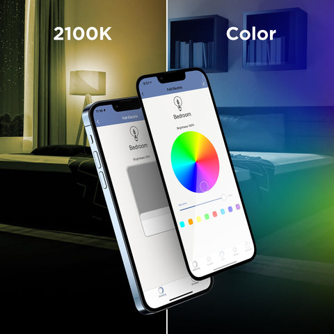 Feit Electric rgbw color changing options for room accents