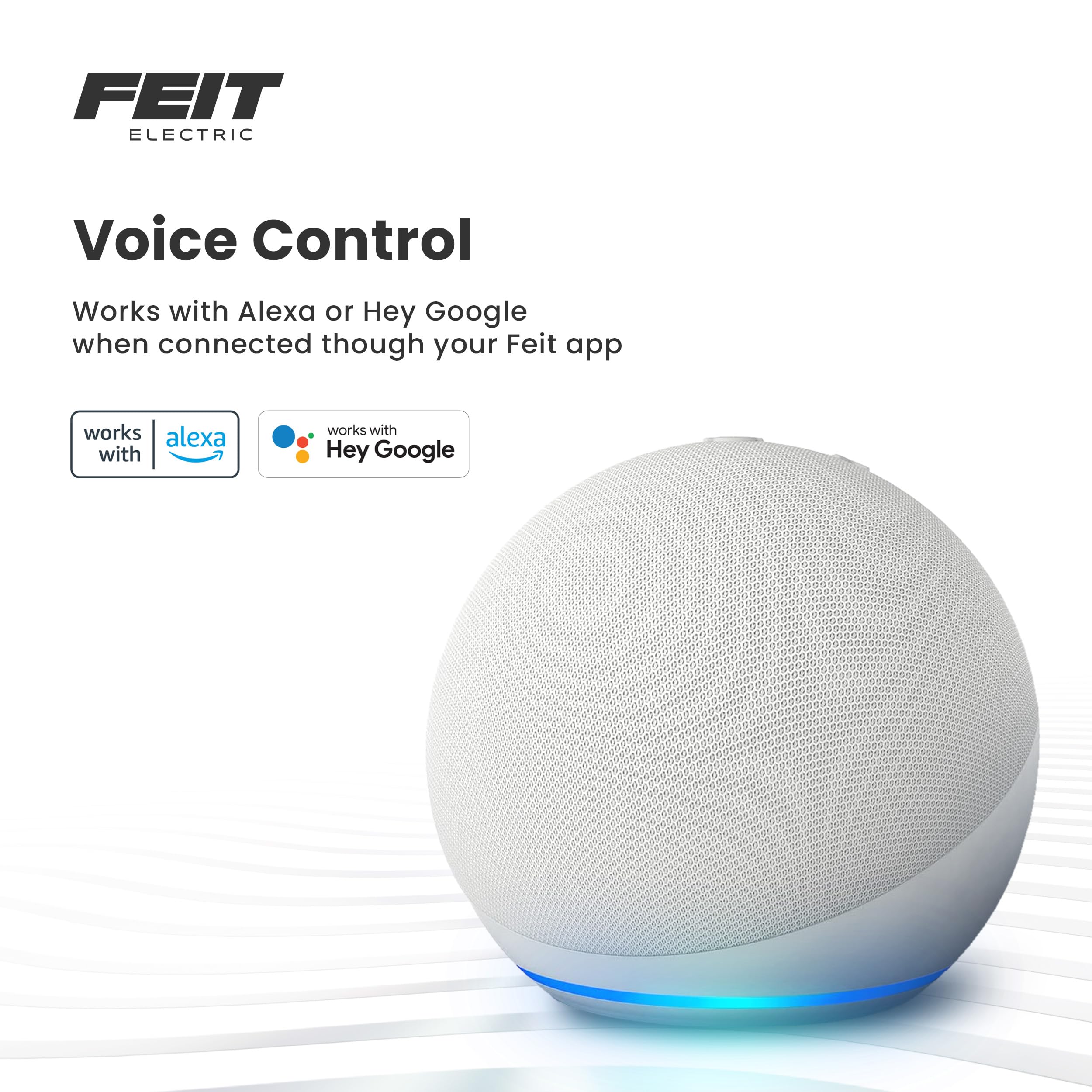 Feit Electric Smart Bulb RGBW for party mode and accents.