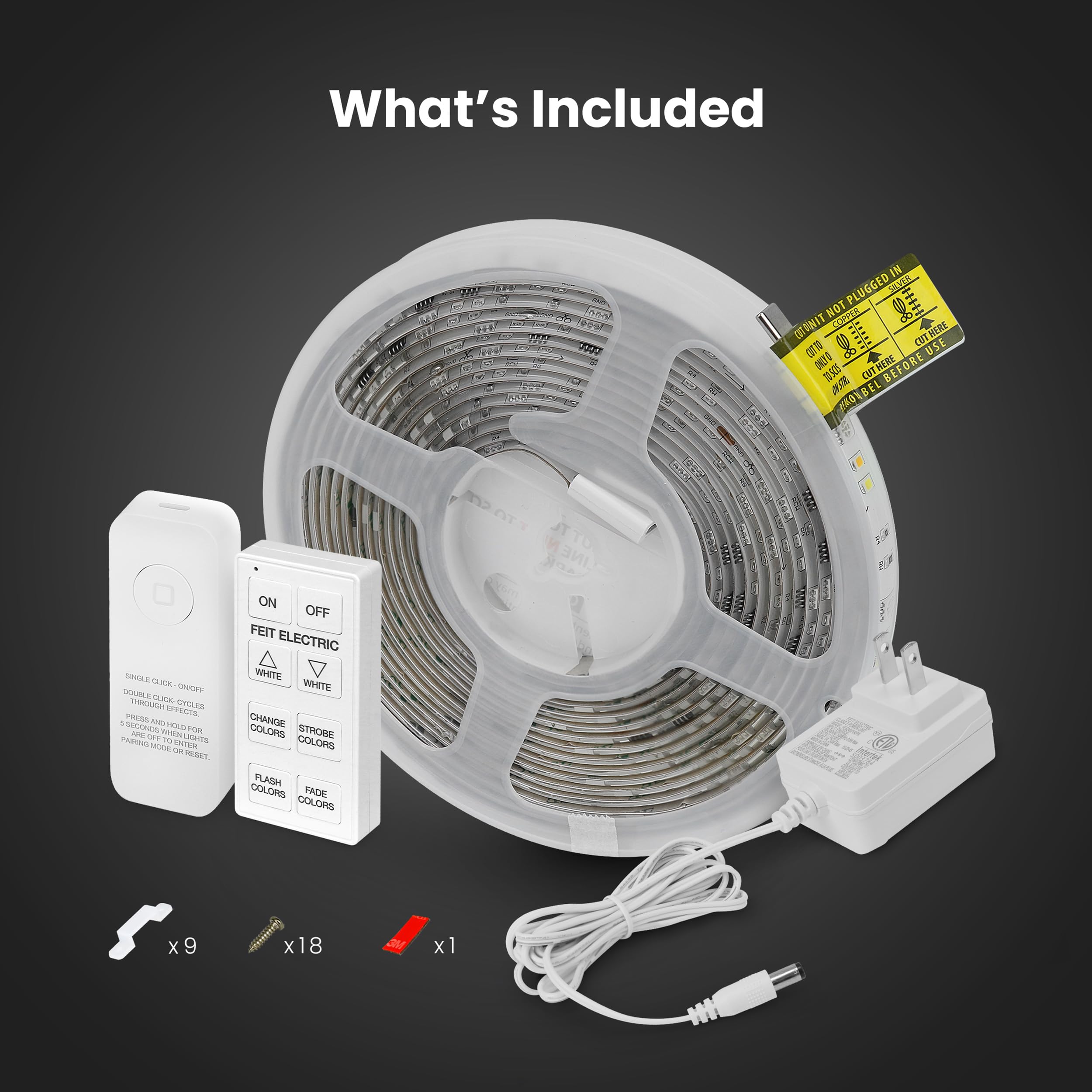 Feit Electric 16ft voice-control strip works with Alexa and Google.