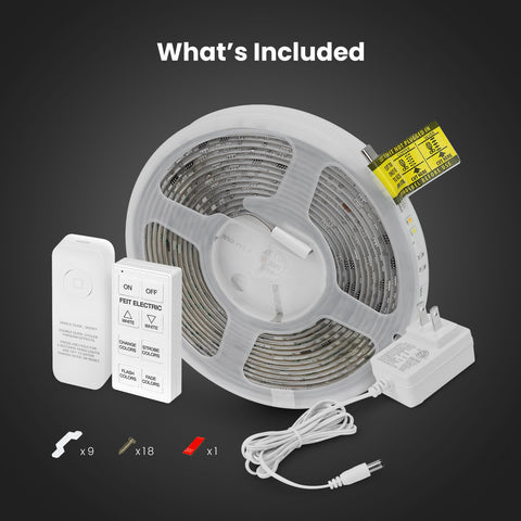 Feit Electric 16ft voice-control strip works with Alexa and Google.