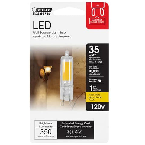 Feit Electric T4 LED bulb dimmable for instant brightness in fixtures