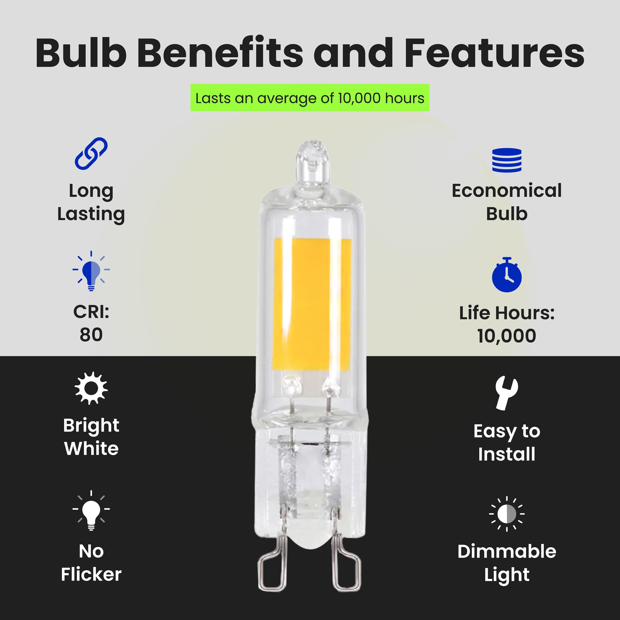 No mercury and RoHS compliant Feit Electric LED bulb for safer lighting