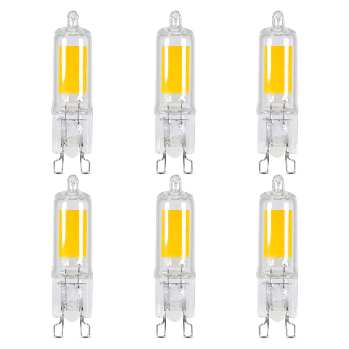 Feit Electric T4 LED bulb with G9 base, warm white 3000K for energy-efficient lighting