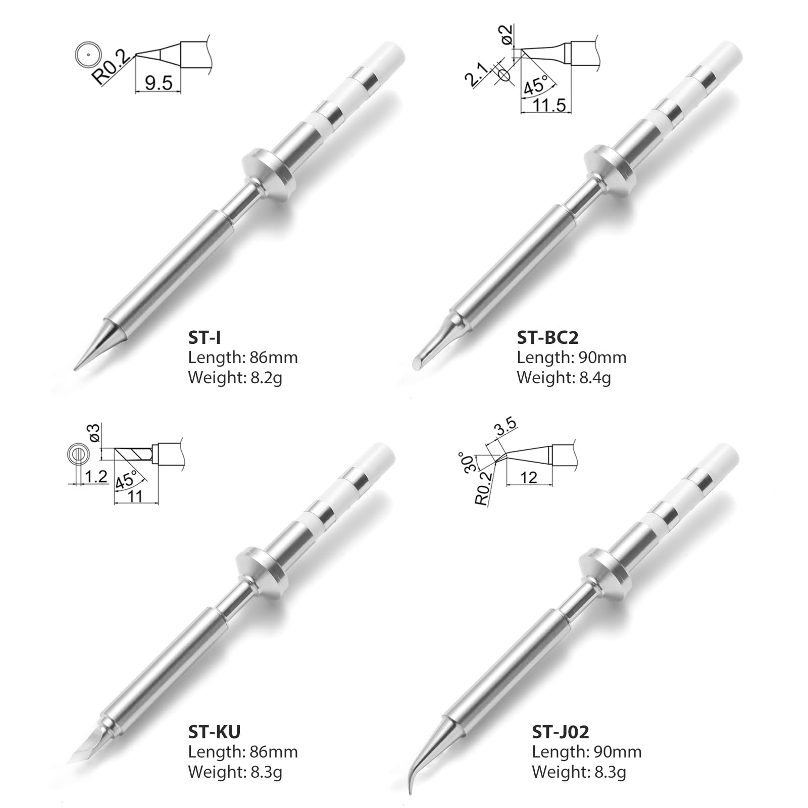 FEITA eco-friendly tip pack ensures lead-free, safe handling during projects.