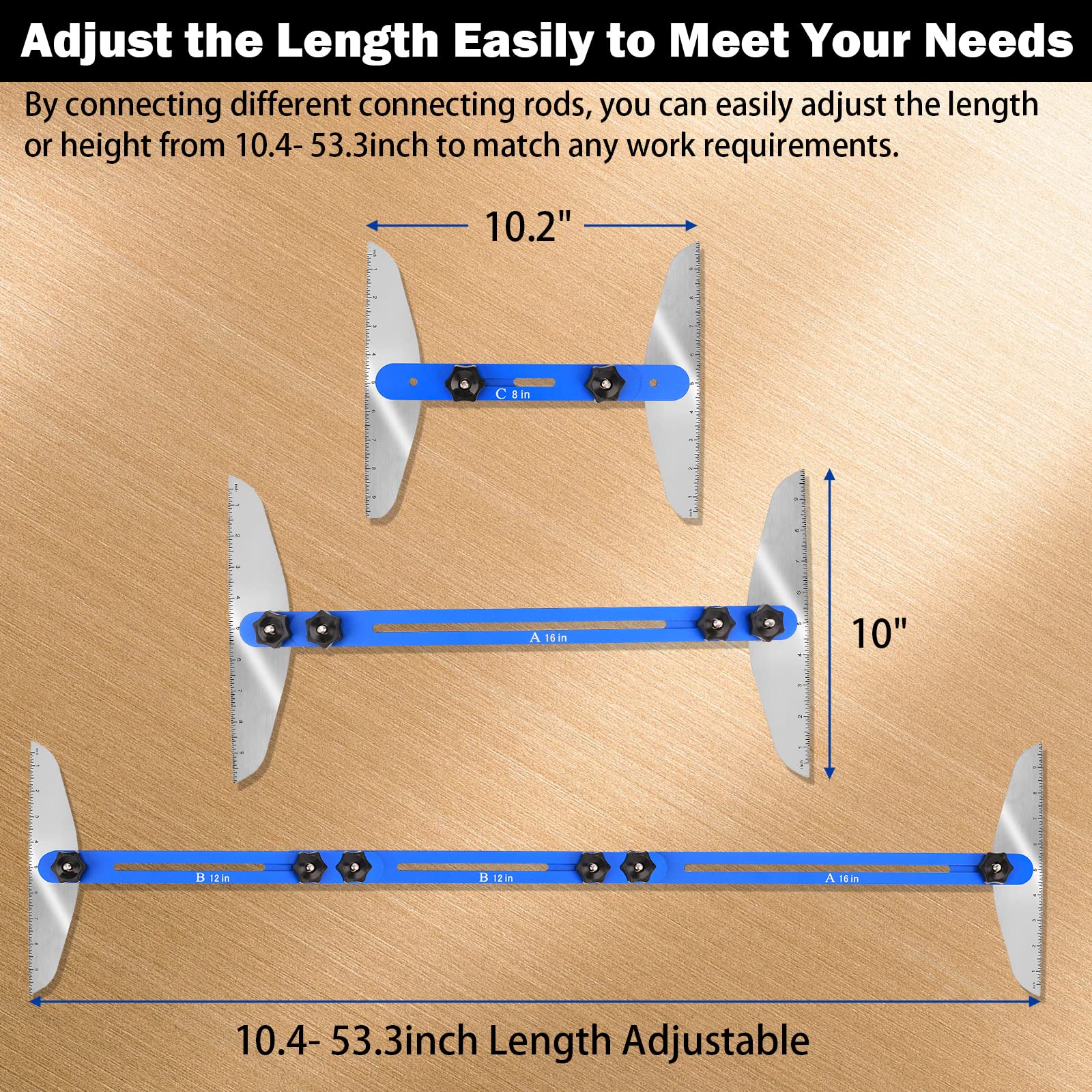 FEITON stair template in use demonstrates quick setup and accuracy