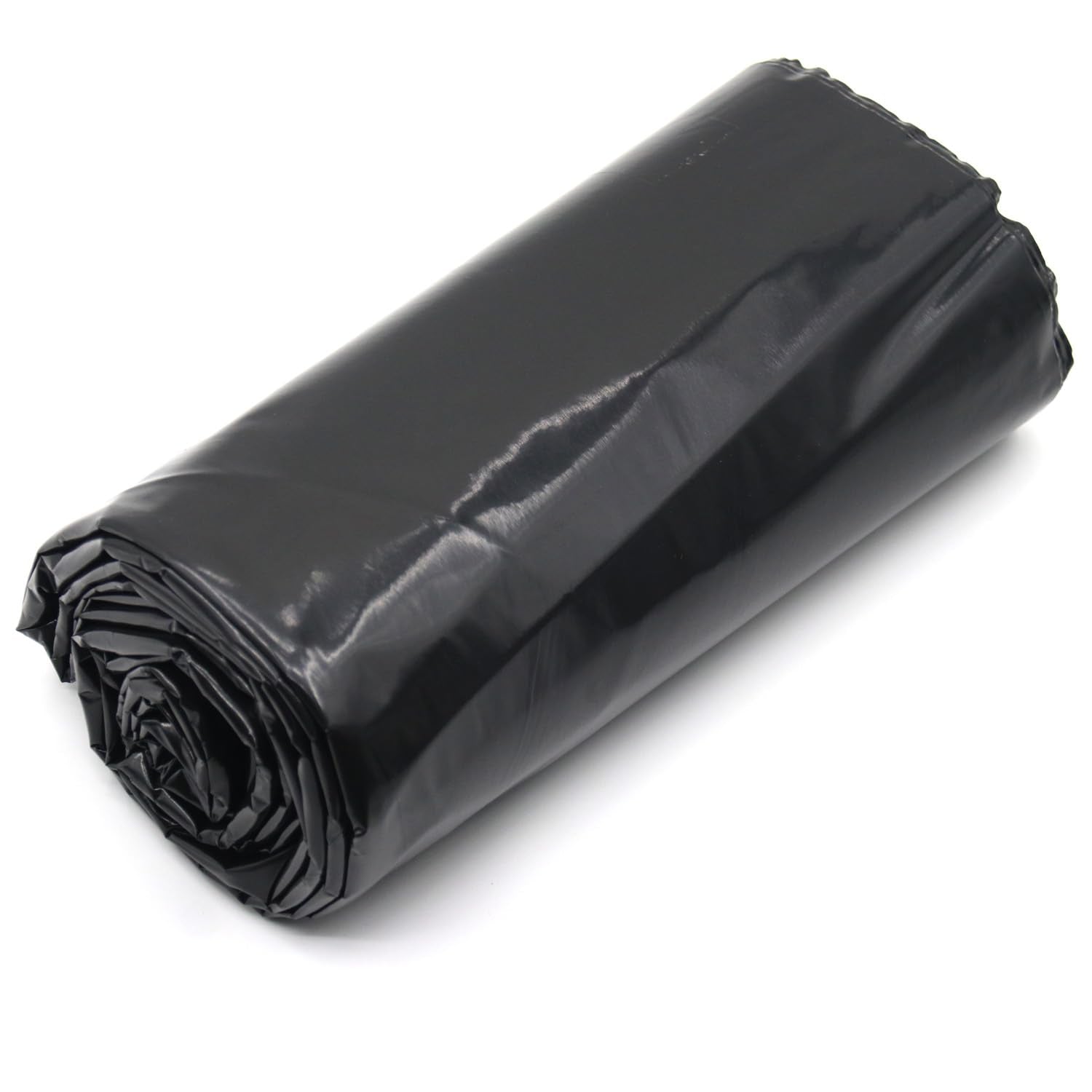 Feitore 4 Mil black plastic sheeting used as weed barrier to reduce weed growth