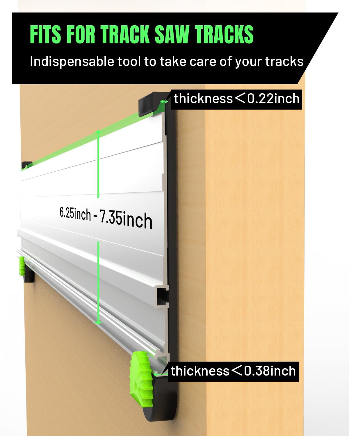 Feiyagoo durable construction ensures long-lasting rail mounting.