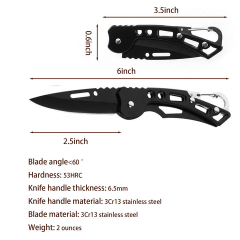 FEIZII gift-ready knife set in black, ideal for gifting.