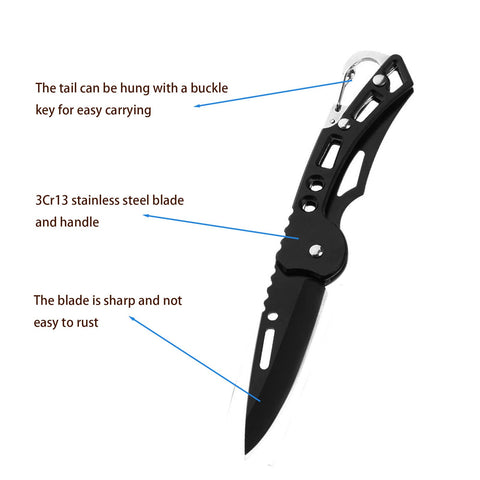FEIZII stainless steel blade offers durability in a compact design.