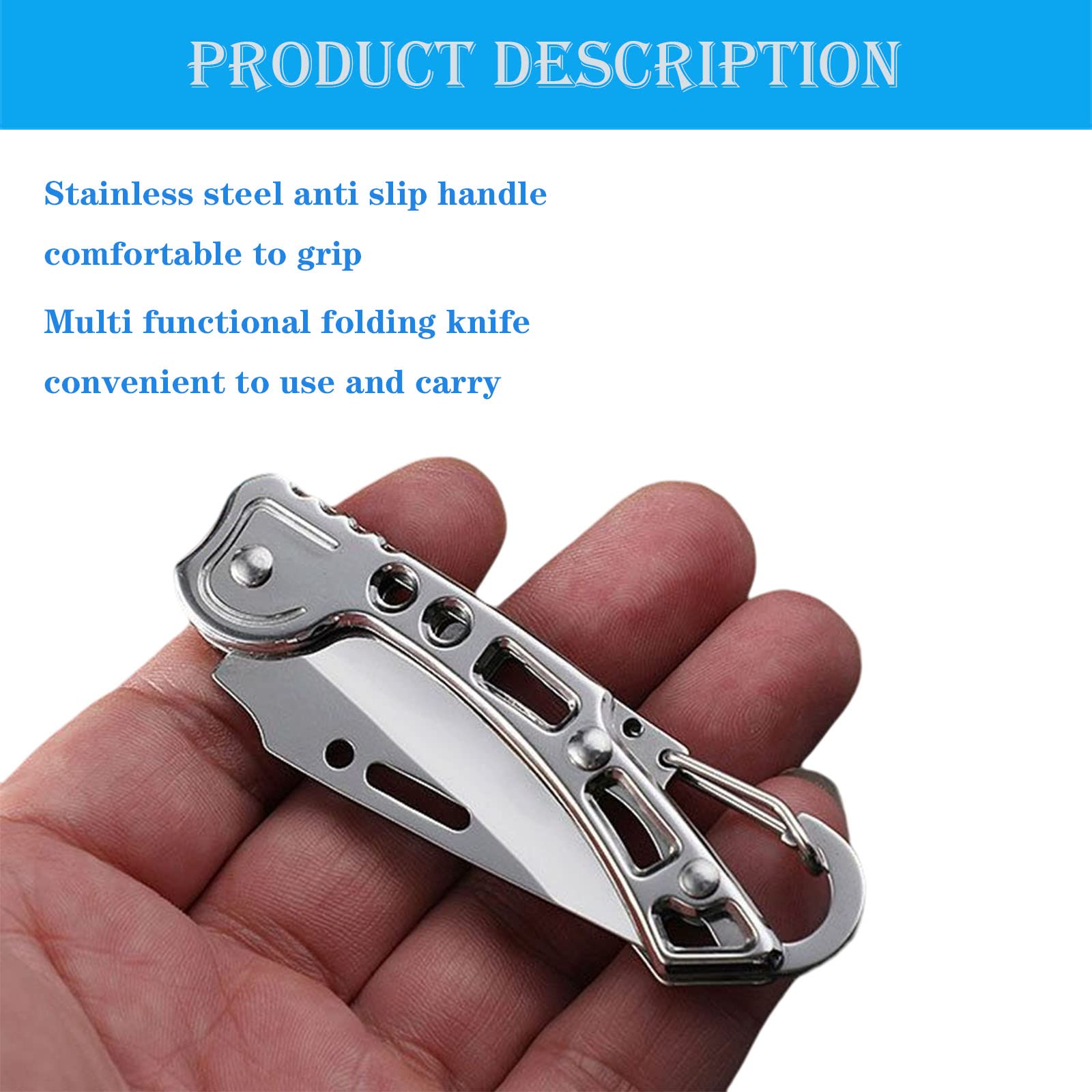 FEIZII stainless steel blade close-up showing durable finish.