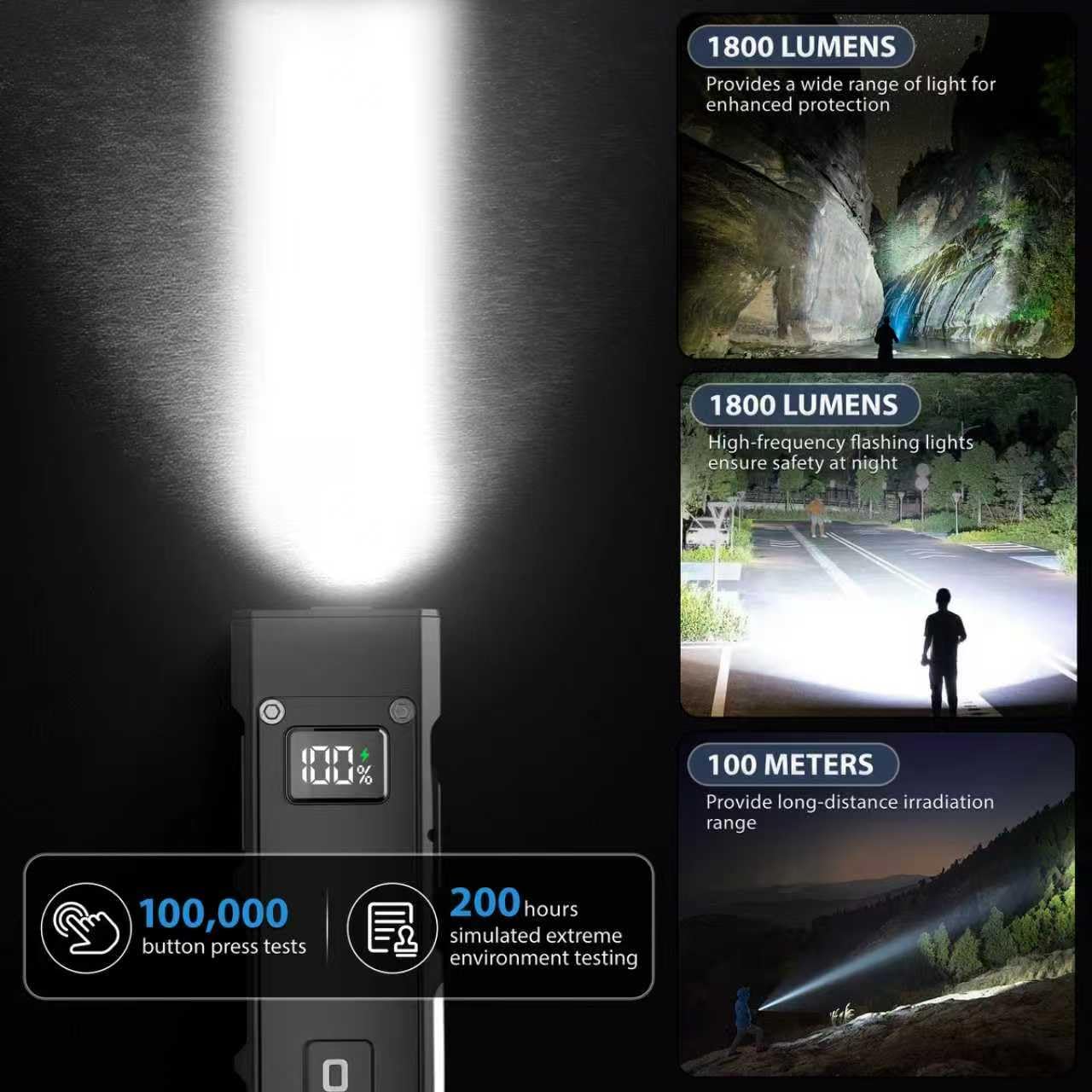 Feki Yigo UV light reveals fabrics and surfaces under 365nm.