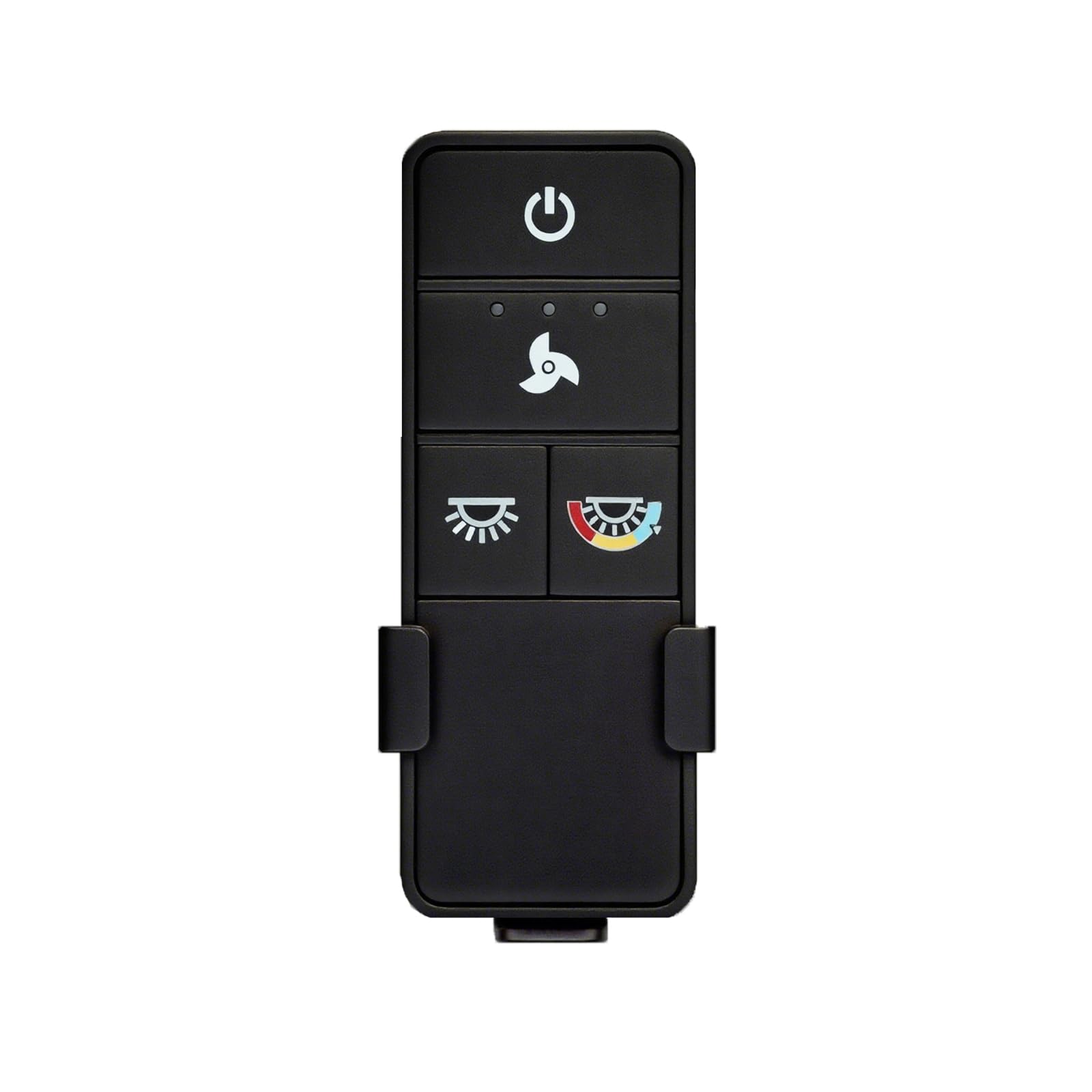 FEKOTS TX028C-S remote front view for Hampton Bay fans, compact and easy to use