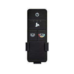 FEKOTS TX028C-S remote front view for Hampton Bay fans, compact and easy to use