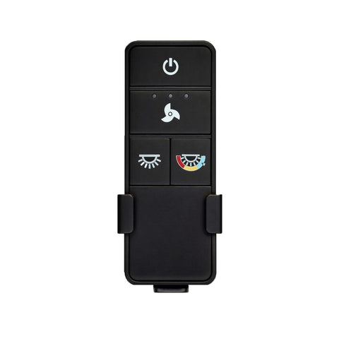 FEKOTS TX028C-S remote front view for Hampton Bay fans, compact and easy to use