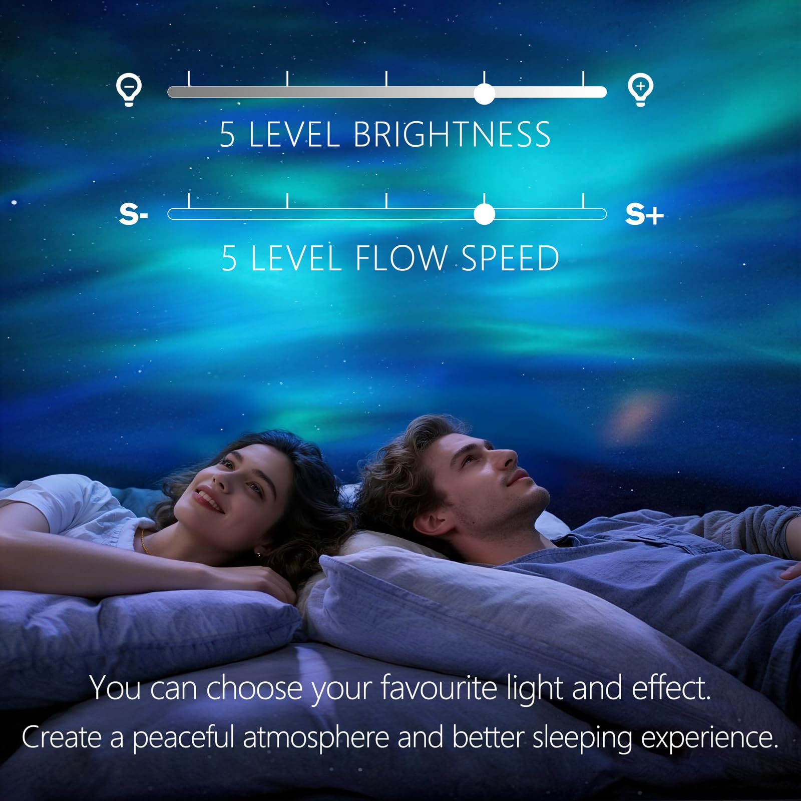 FEKTIK Northern Galaxy Projector remote control emphasizes easy setup and control