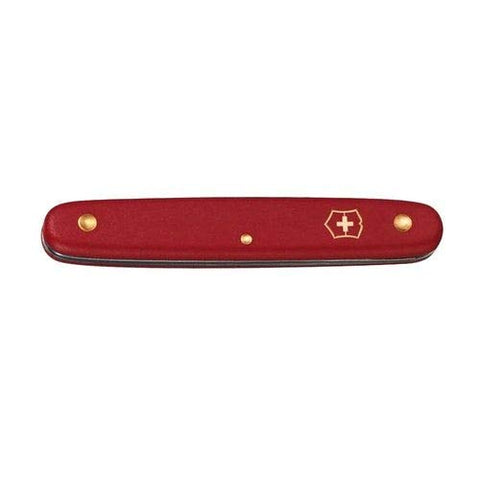 Felco 3.90 20 grafting knife with red nylon handle for comfortable grip.