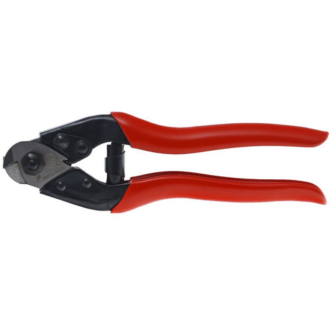 FELCO C7 non-slip pressed steel handles for steady grip.