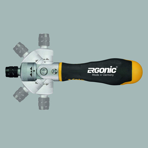Felo Ergonic K Handle 60-tooth ratchet speeds up work with smooth operation.