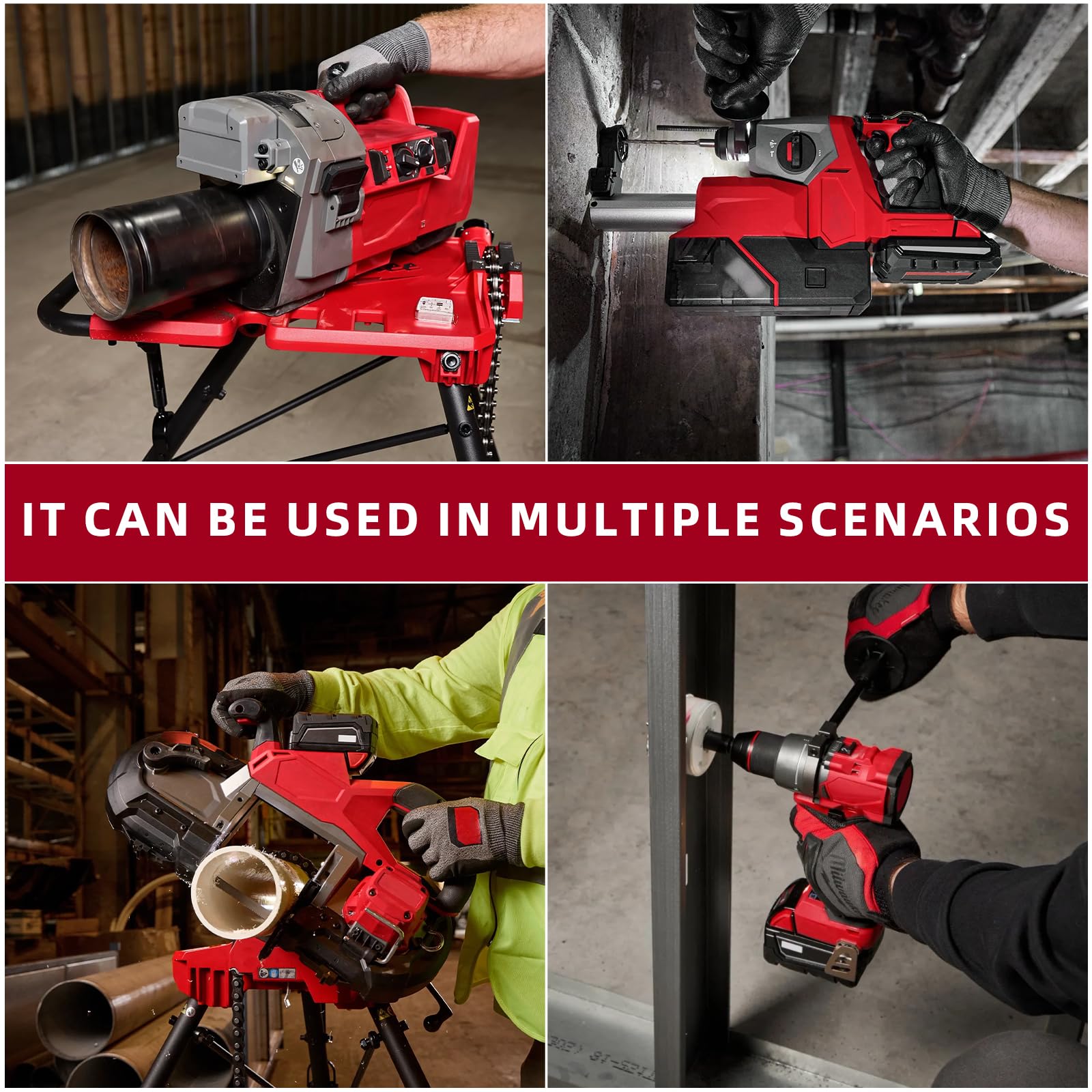 Feltyf Milwaukee charger in action keeps tools powered with reliable charging.