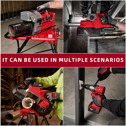 Feltyf Milwaukee charger in action keeps tools powered with reliable charging.